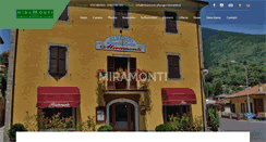 Desktop Screenshot of miramonti-albergo-ristorante.it